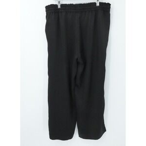 Melissa Nepton Miles Pants Womens XL Black Pull On Wide Leg Lounge‎ Resortwear